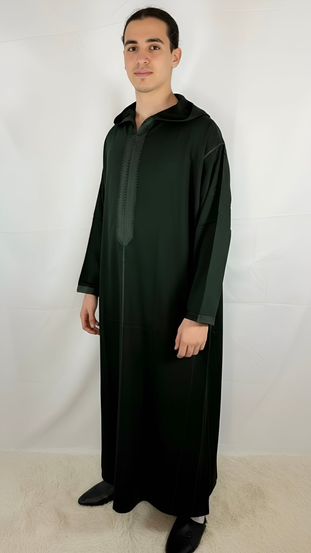 Djellaba Forest Green Premium | BELDI DEPT.