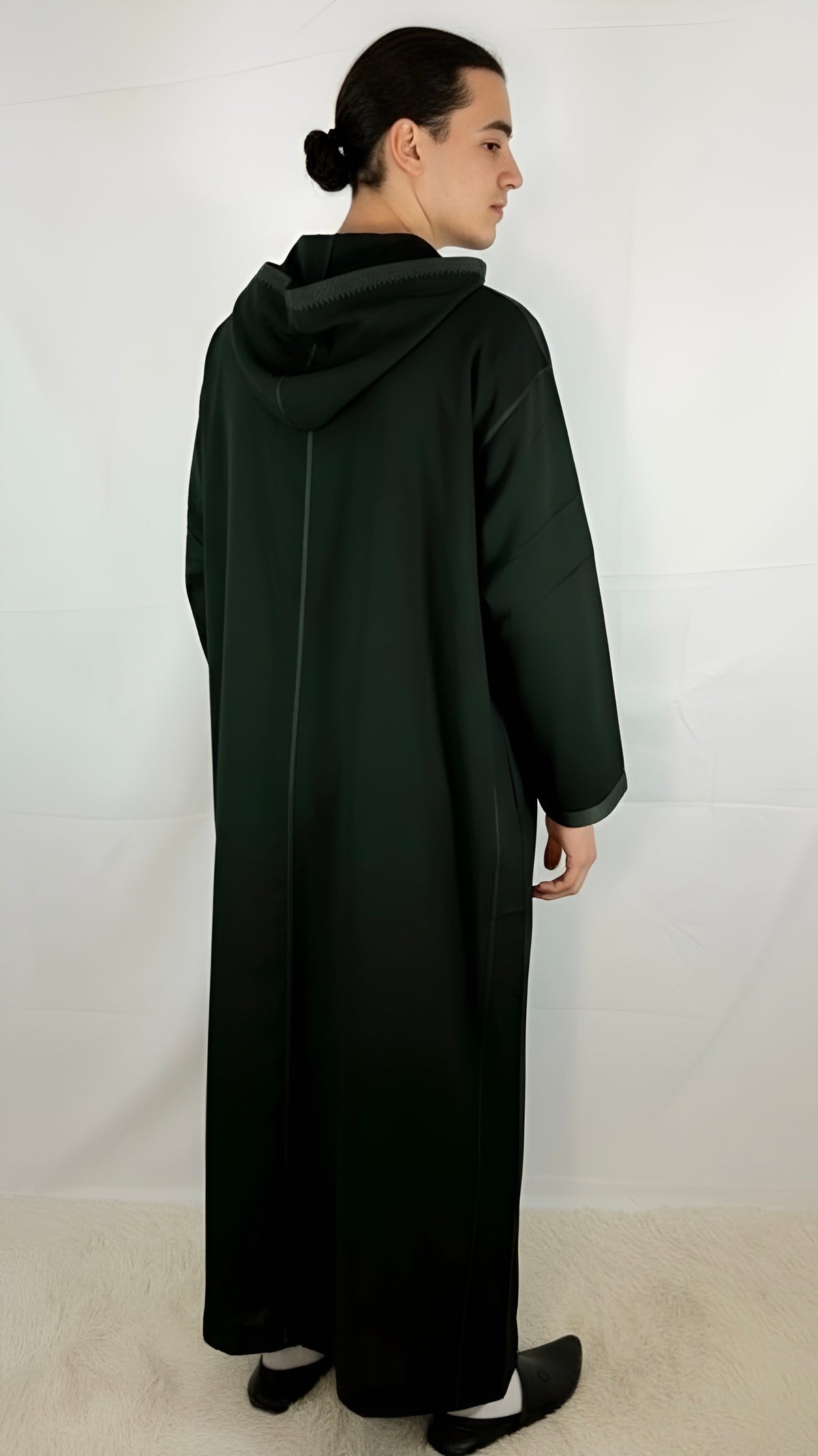 Djellaba Forest Green Premium | BELDI DEPT.