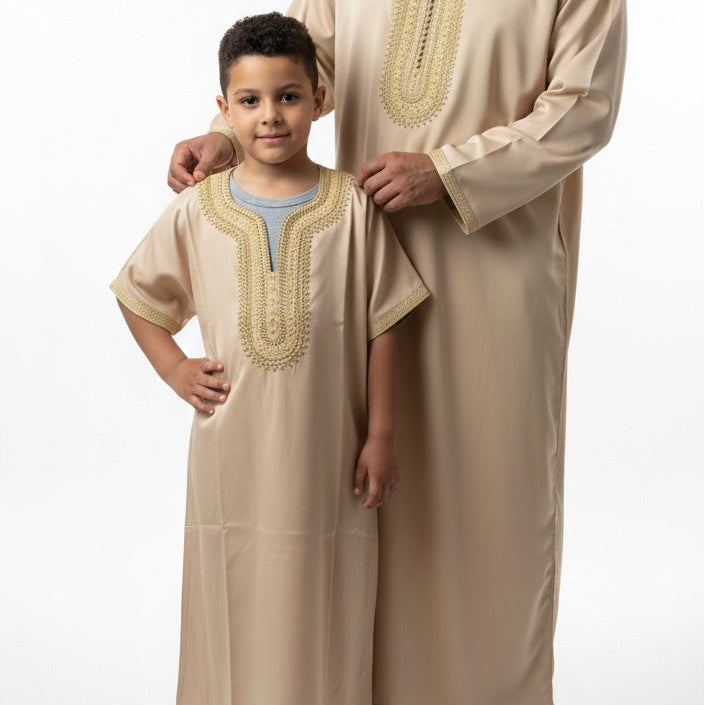 Gandoura Kids Beige | BELDI DEPT.