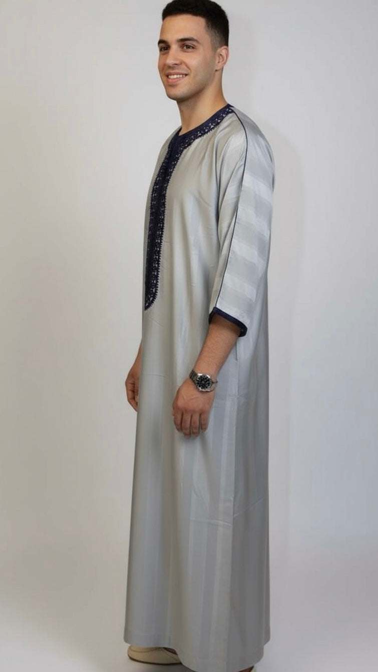 Gandoura Grey | BELDI DEPT.
