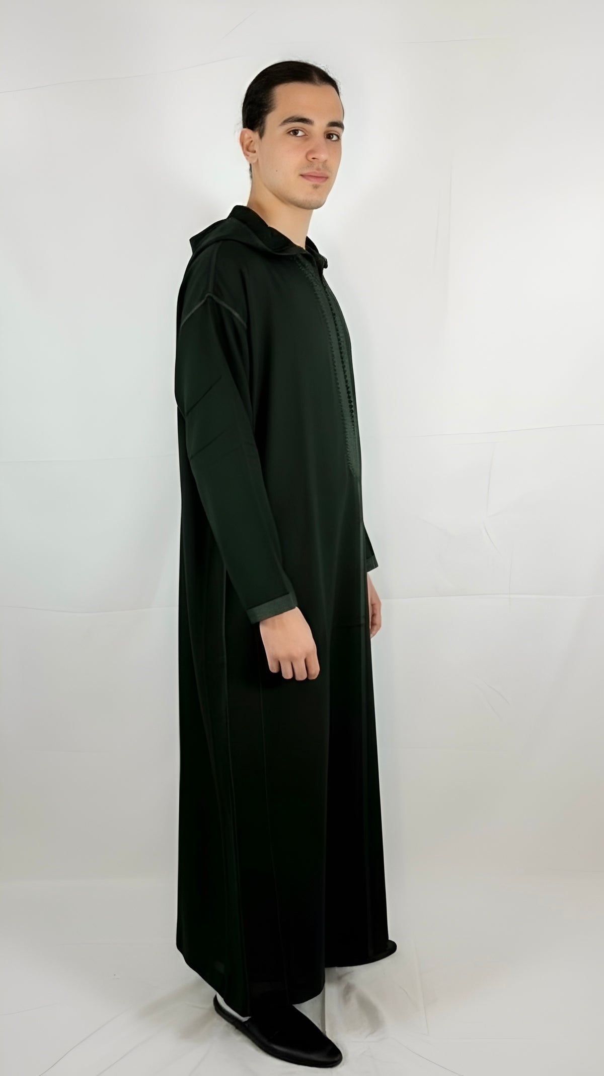 Djellaba Forest Green Premium | BELDI DEPT.