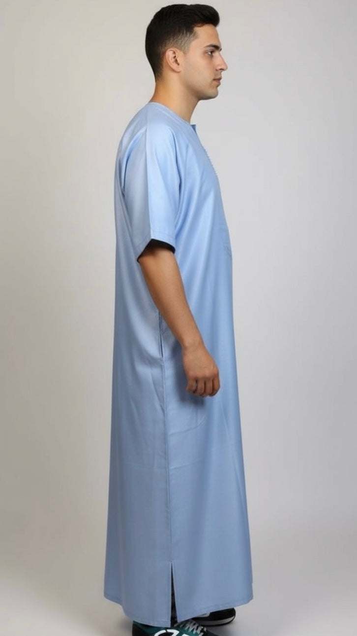 Gandoura Baby Blue | BELDI DEPT.
