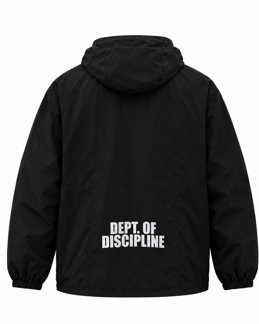 Beldi Dept. Air Desert hooded windbreaker in black