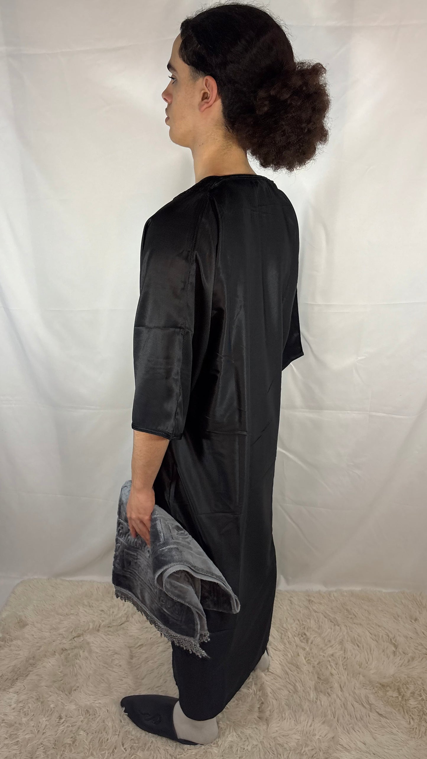 Gandoura Schwarz Premium