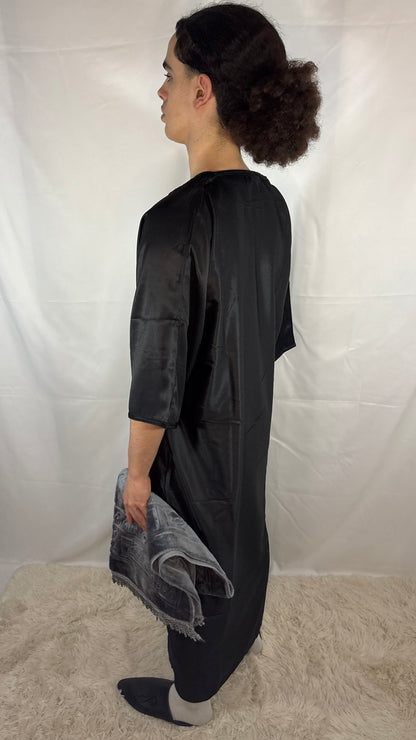 Gandoura Schwarz Premium