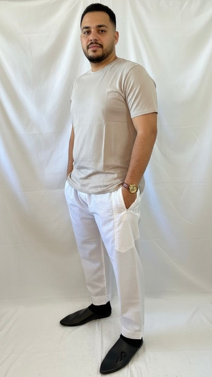 Modest Fit Hose - Weiss