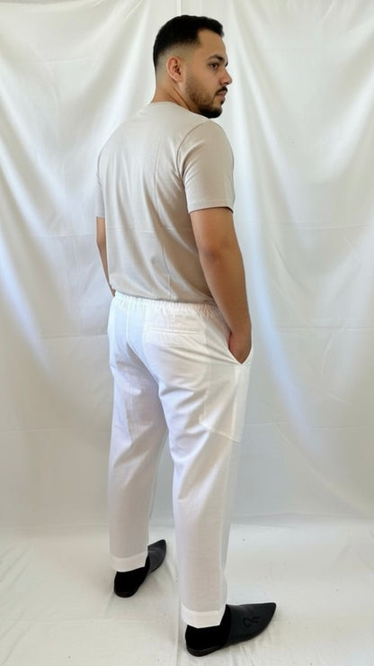 Modest Fit Hose - Weiss