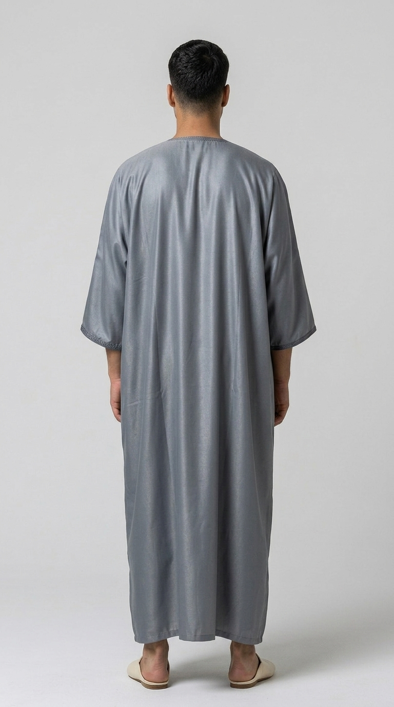 Gandoura Grau Premium