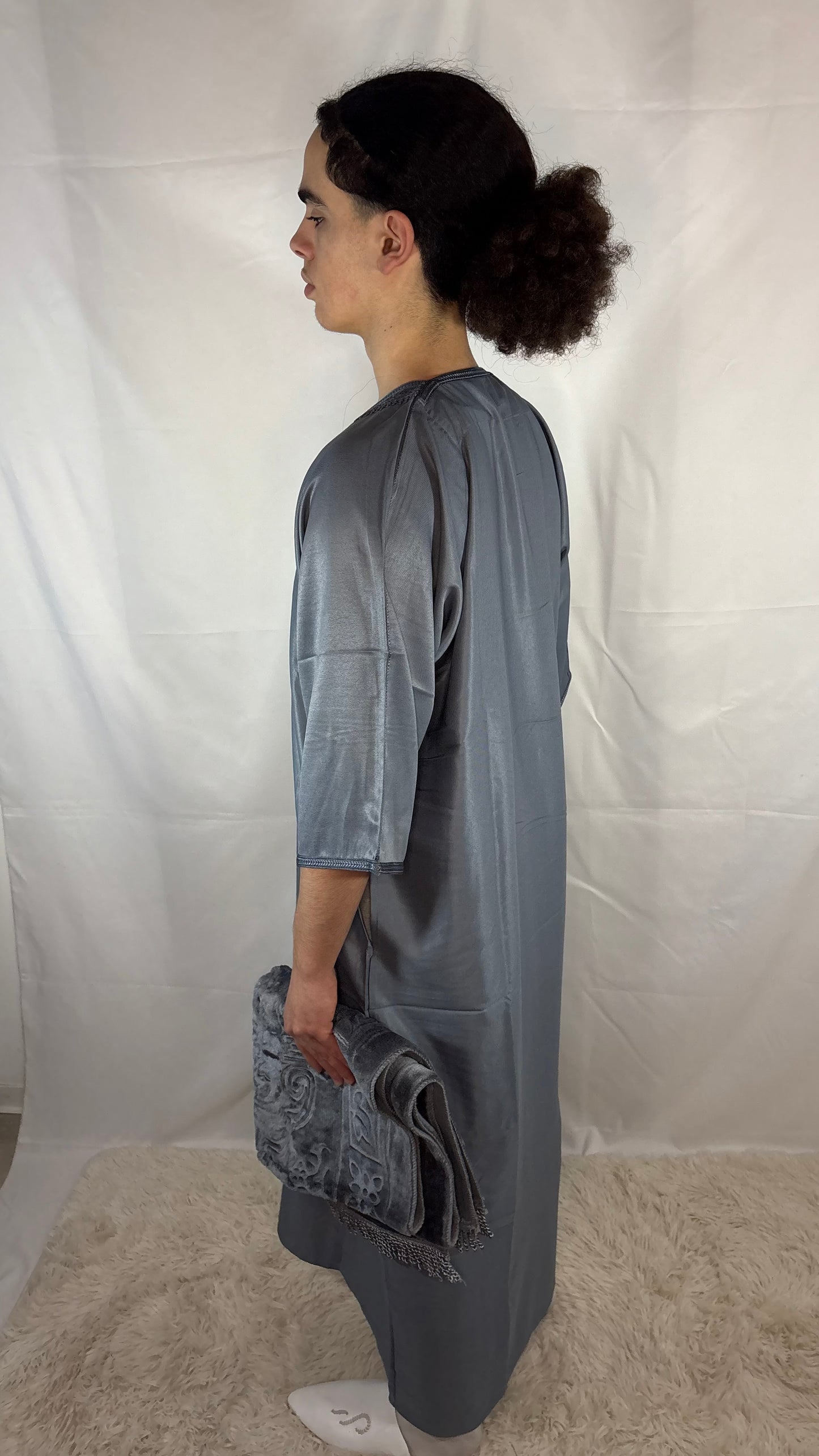 Gandoura Grau Premium