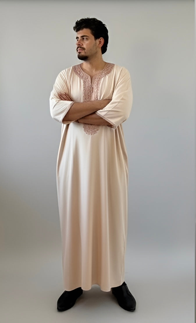 Gandoura Amir Rosegold