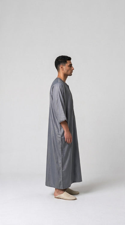 Gandoura Grau Premium