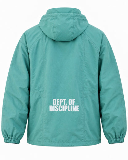 Beldi Dept. Air Desert hooded windbreaker in mint