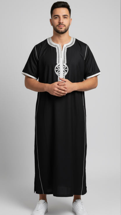 Gandoura Schwarz
