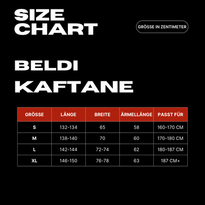 Kaftane Grau/Schwarz Premium